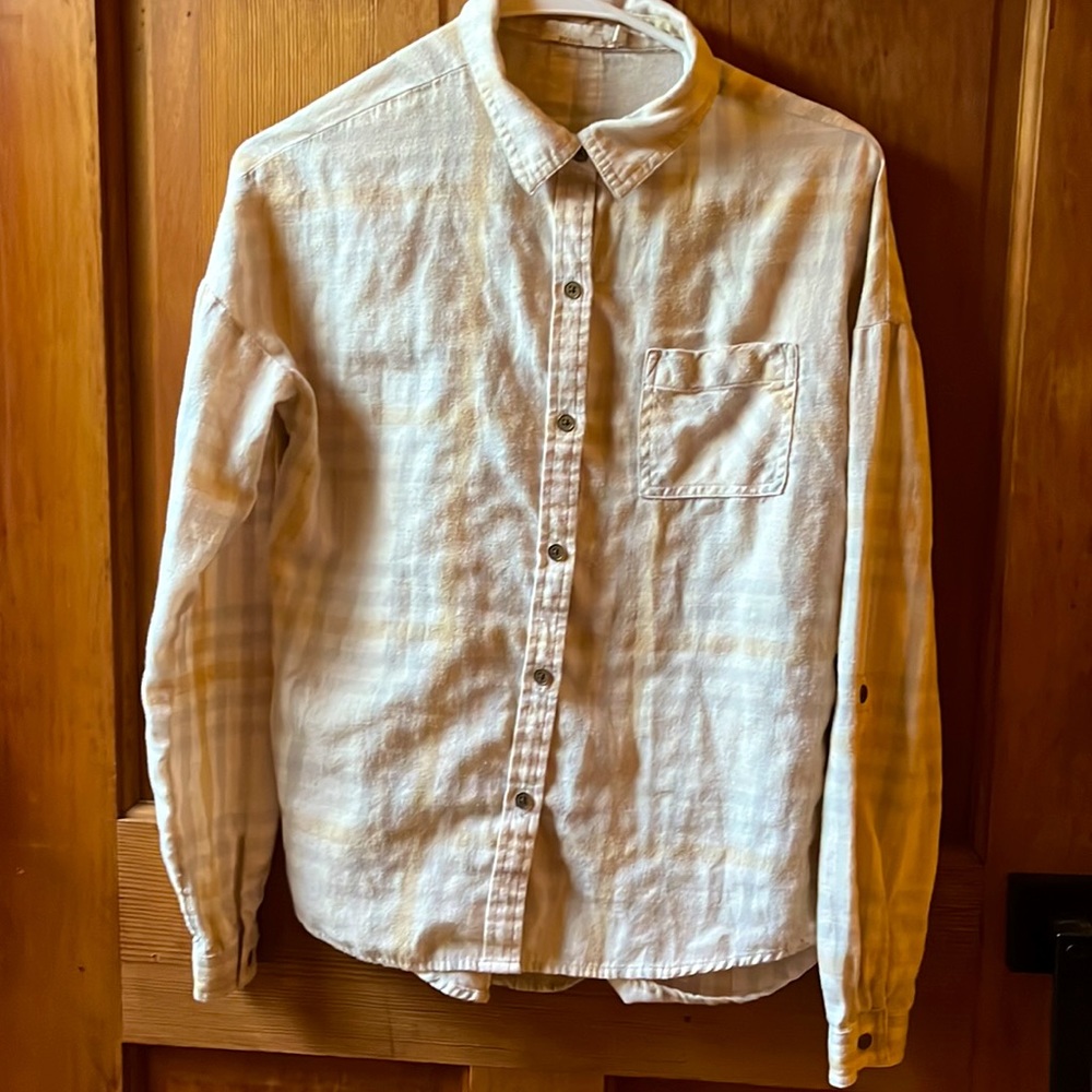 PrAna women’s plaid top XS